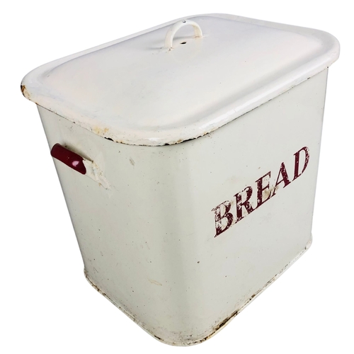 82 - Vintage Enamel Bread Tin