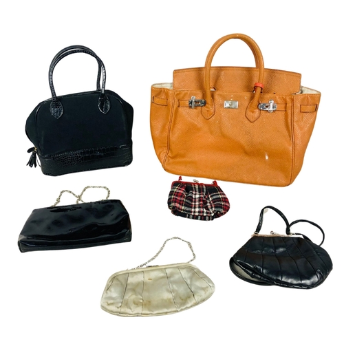 120 - Collection of Handbags including Hermes Style and Others