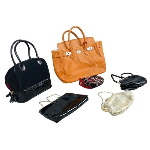 120 - Collection of Handbags including Hermes Style and Others