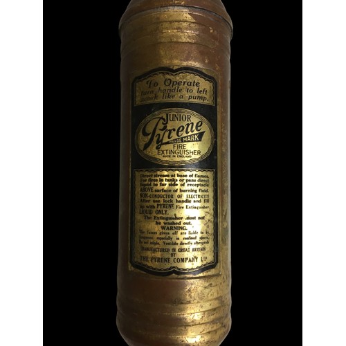 374 - Vintage Junior Pyrene Fire Extinguisher.