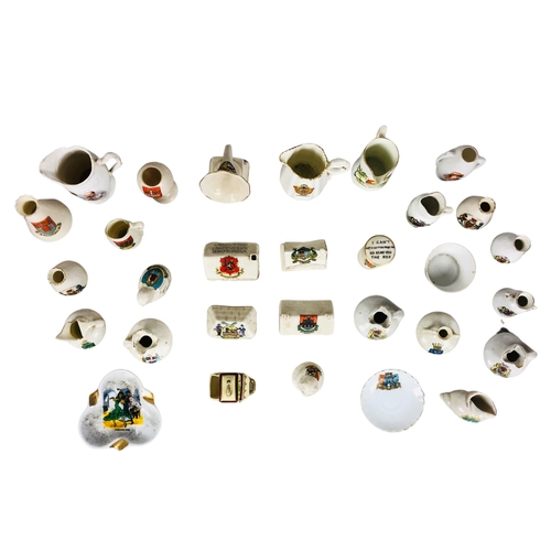 55 - Assortment of Collectable Crestware Ornaments