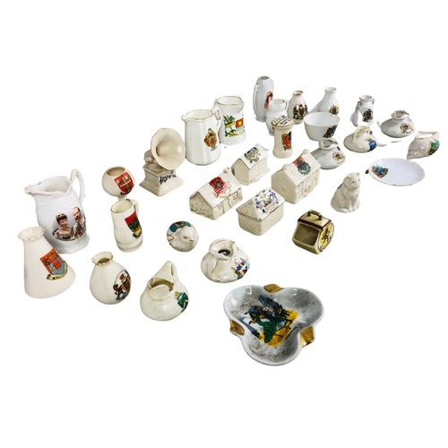 55 - Assortment of Collectable Crestware Ornaments