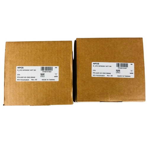 107 - Cipher labs 2 x Boxes of Adapters. R_VFD WP2029C WP7 BK