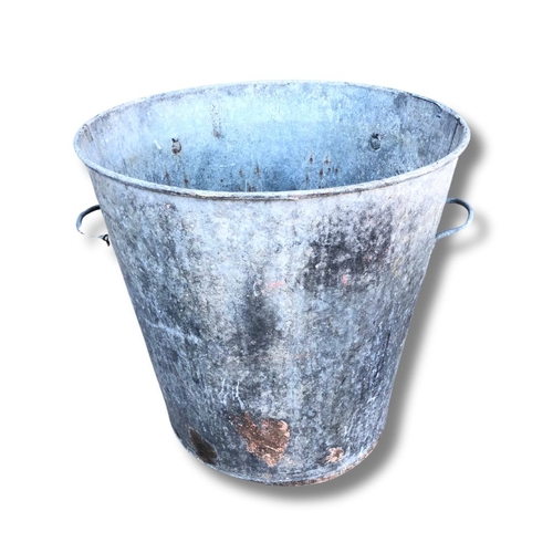 323 - Galvanised Bin with Handles