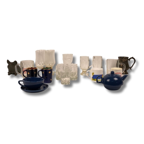 335 - Collection of glassware and teacups