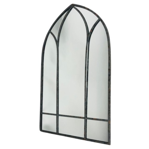 361 - Outer door Gothic garden mirror ref 56