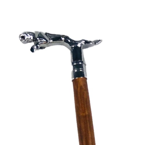 364 - Jaguar motif walking stick ref 64