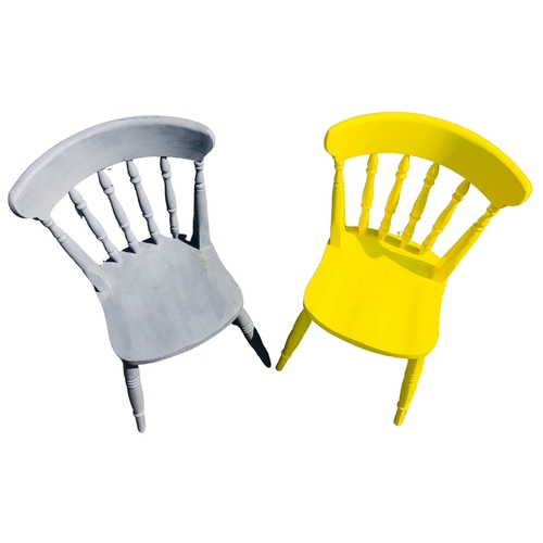 11 - Painted Pine Kitchen Chairs