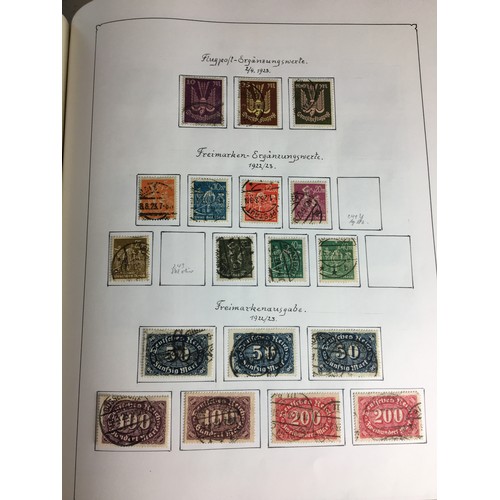 239 - German Stamp Albums x 3 - 1887-1945. 150+ Pages, Stamps Some Loose majority Mounted. German occupati... 