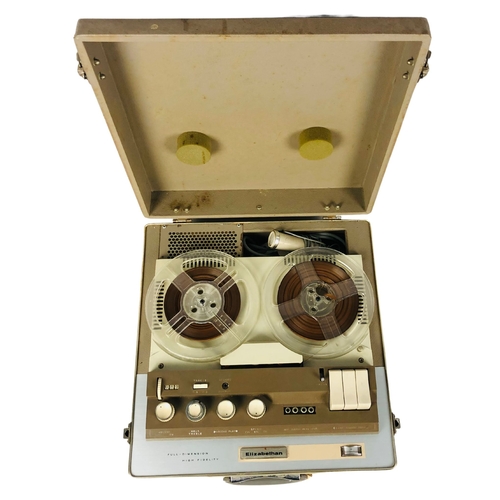 36 - Elizabethan reel to reel with microphone