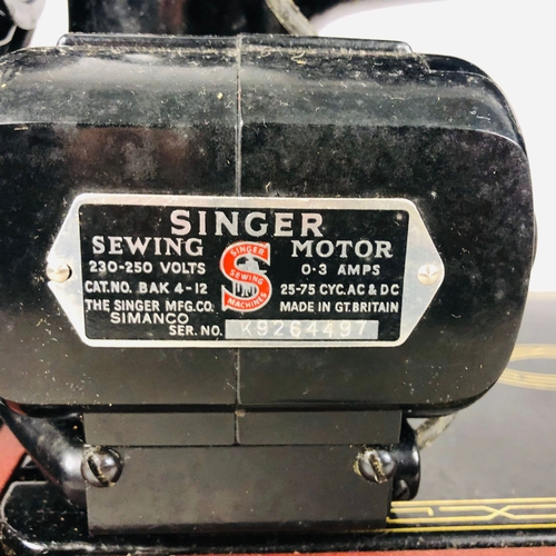 45 - Electric Singer Sewing Machine