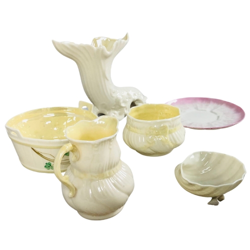 94 - A Collection of Beleek porcelain