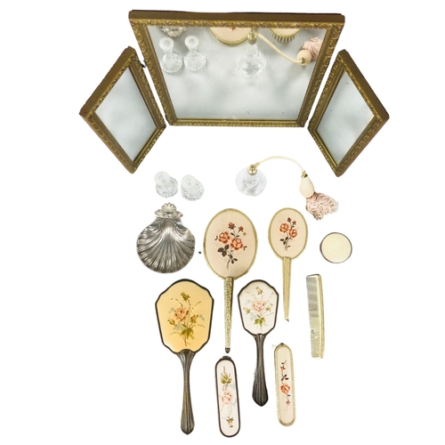 101 - Dressing Table Mirror and Items