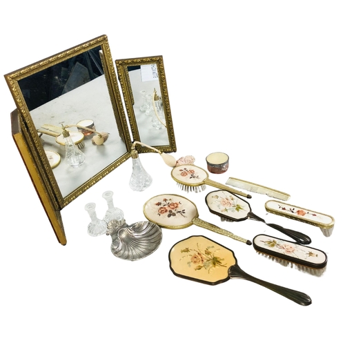 101 - Dressing Table Mirror and Items