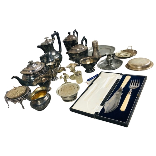 112 - Collection of silver plate and other Items