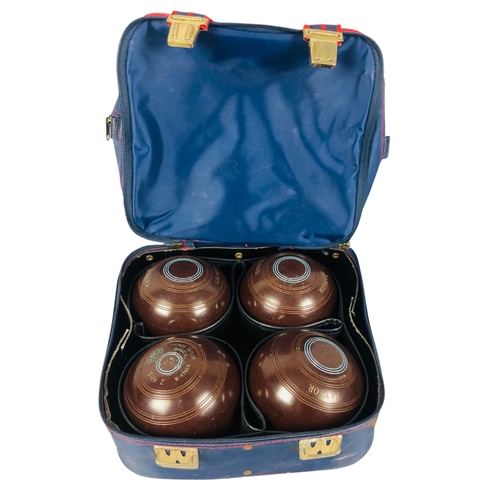 164 - Bag with 4 x Crown Bowls