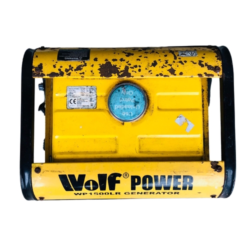 349 - Wolf Power Generator WP1500LR