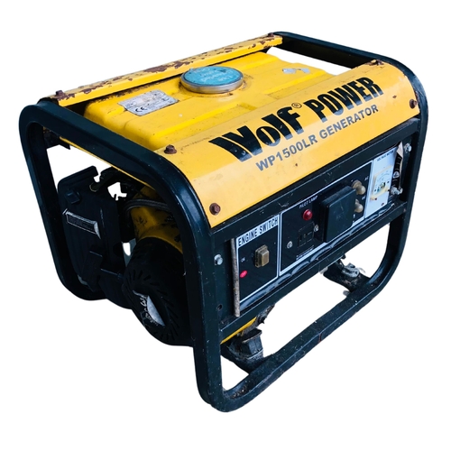 349 - Wolf Power Generator WP1500LR