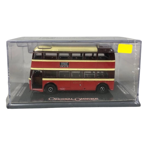 353 - 6 boxed Corgi Buses.  MIB