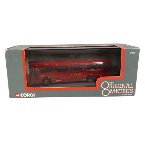 355 - 2 x Corgi Original Omnibus Company, Matchbox Limited Edition 1894 Aveling-Porler Steam Roller, 1 oth... 