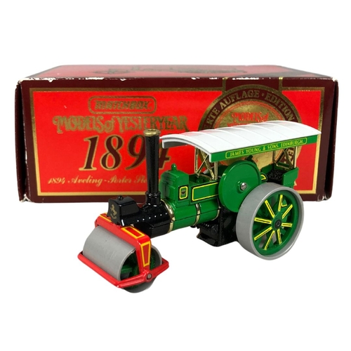 355 - 2 x Corgi Original Omnibus Company, Matchbox Limited Edition 1894 Aveling-Porler Steam Roller, 1 oth... 