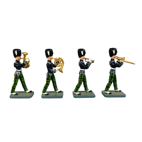 357 - Collection of Figures by Britain. Gurkha Pipe Band, Royal Scots Fusiliers. Golden Jubiliee.  Guardsm... 