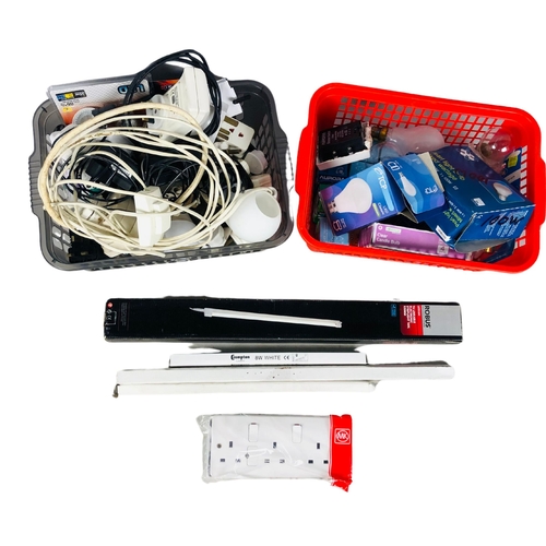 92 - Collection of Electrical Items, Extension Leads Etc.