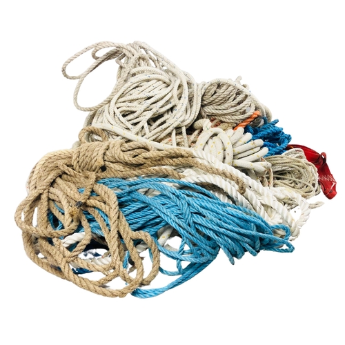 98 - Collection of Ropes, Nylon, Hemp Etc