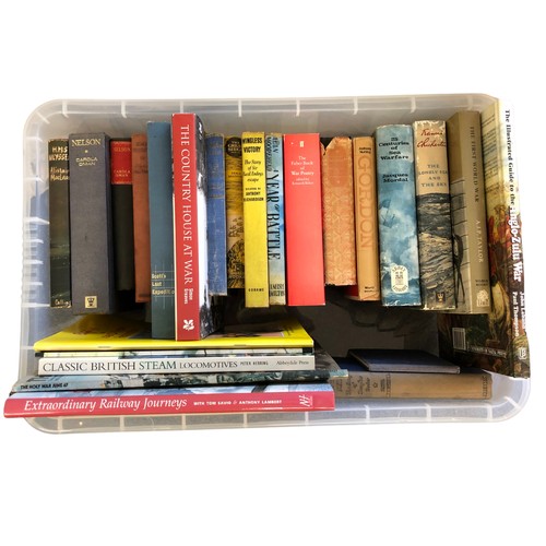 254 - Collection of Sailing, Expedition and War Books. 3 x Boxes Vintage and Later, to include 