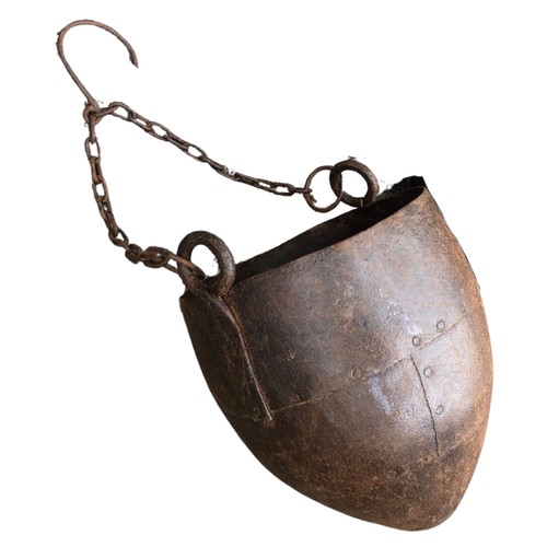 262 - Metal Garden Hanging Pot/Planter ref 78