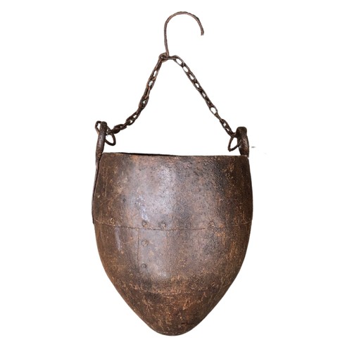 262 - Metal Garden Hanging Pot/Planter ref 78