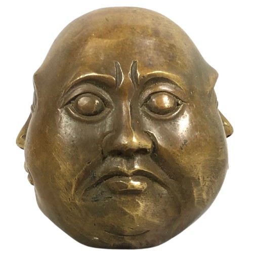 276 - Brass model of the 4 faces of Budda ref 10