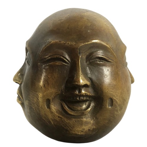 276 - Brass model of the 4 faces of Budda ref 10