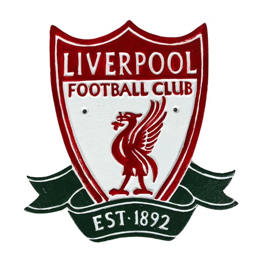 280 - Cast metal Liverpool FC plaque ref 96