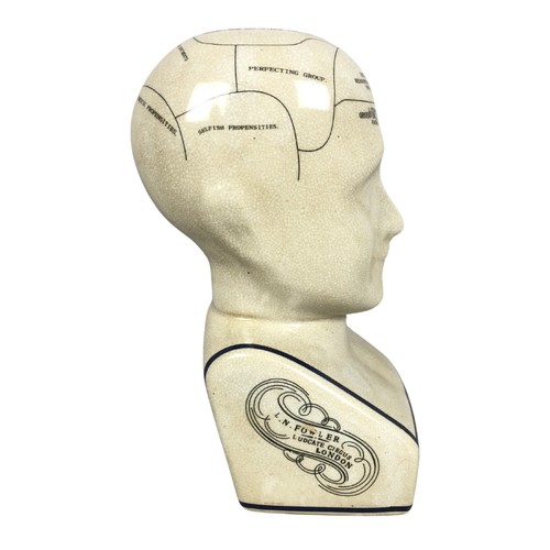 281 - Large Phrenology head figure ref 60