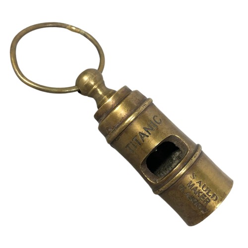 290 - Metal whistle marked Titanic ref 12