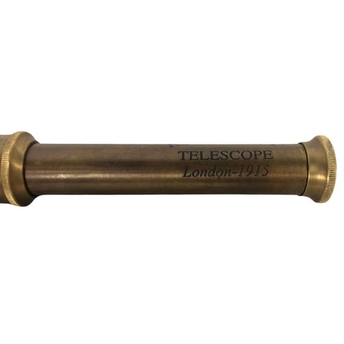 293 - Brass Engraved telescope ref 15