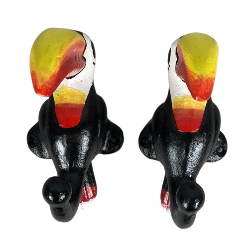 295 - 2 piece metal Toucan advertising set (Guinness) ref 44