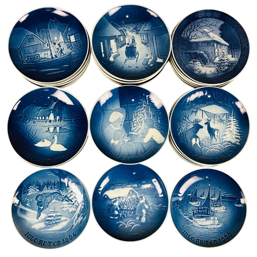 37 - 40+ Collection of Bing & Grondahl Royal Copenhagen Christmas Plates by H.C. Anderson, Denmark.