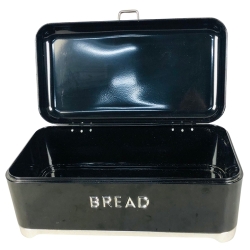 51 - Retro Black Bread Tin