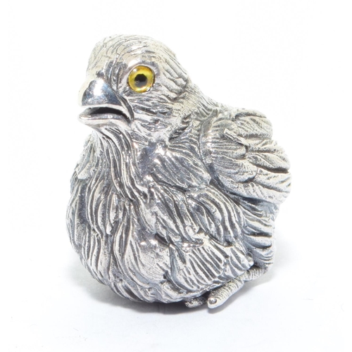 244 - A marked Sterling figure of a bird