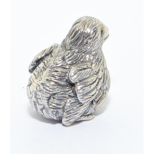 244 - A marked Sterling figure of a bird