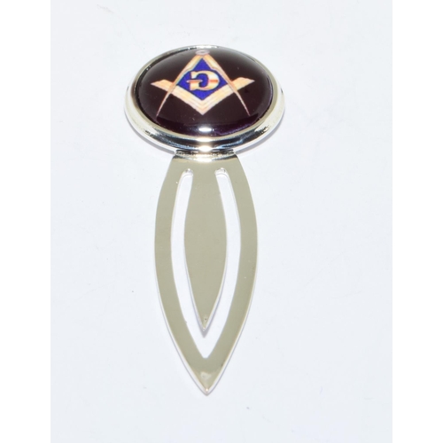 245 - A 925 silver Masonic book mark