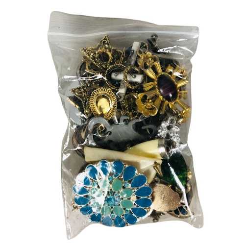 105 - Huge Collection of Vintage Costume Jewellery to include large bag of bead necklaces, smaller bags of... 