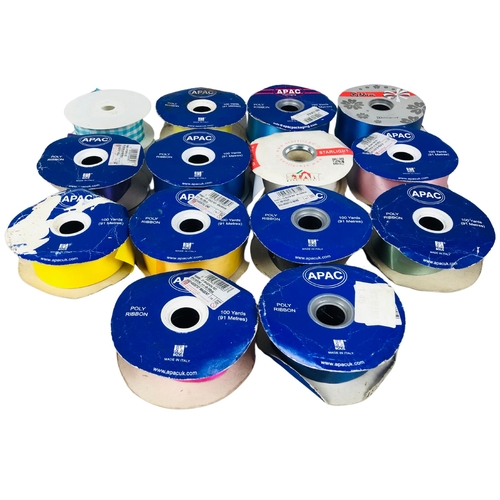 107 - Collection of Floristry Ribbon Reels