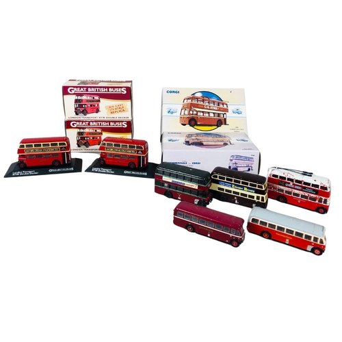 123 - Collection of Buses to include Corgi