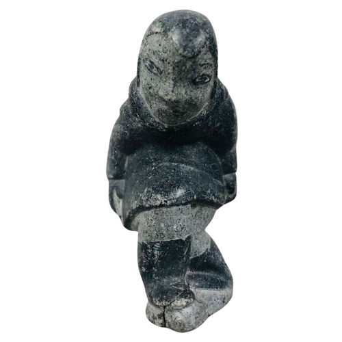 131 - Collection of stone  Inuit style carvings. Unsigned