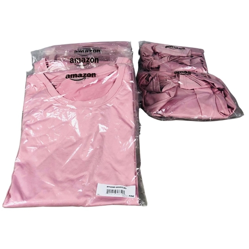 152 - Collection of  13 Pink Amazon essentials under shirts  3XL