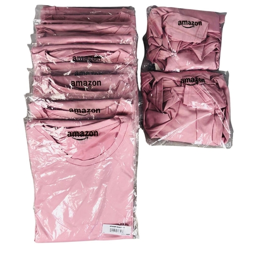 152 - Collection of  13 Pink Amazon essentials under shirts  3XL