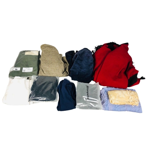 153 - Collection of Various Clothing Items to include scarfs shawls etc